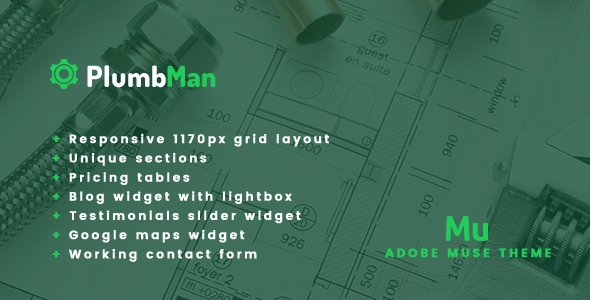 Plumbman - Clean Business Theme for Plumbers, Carpenters or Handymen