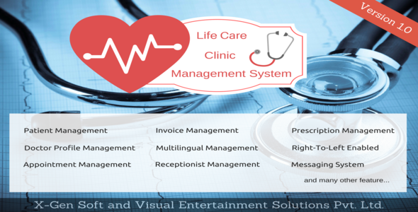 xGen Life Care Clinic Management System