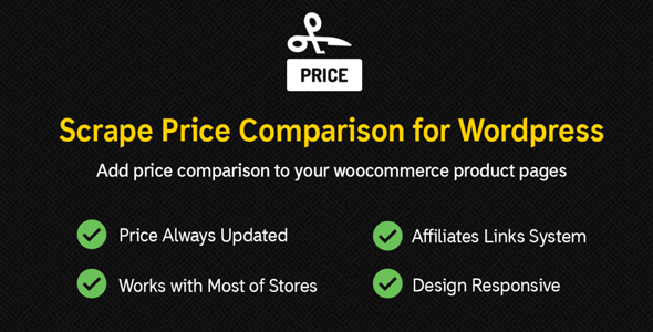 Scrape Price Comparison - Affiliates WooCommerce & WordPress Plugin