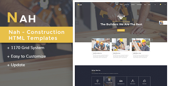 Nah Multipurpose Construction Drupal 8