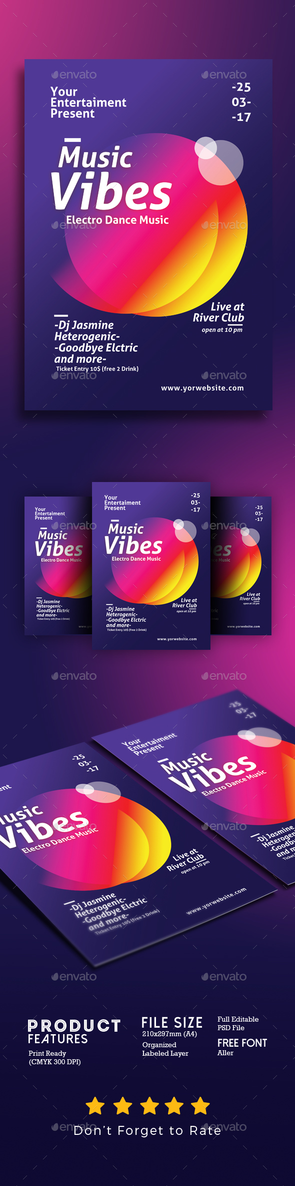 Graphicriver Minimal Flyer Template 19600086