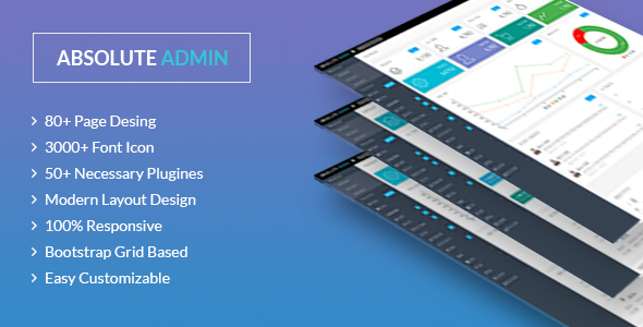 Absolute - Bootstrap Admin/Dashboard Template