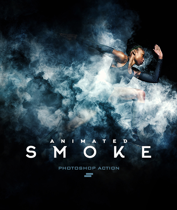 Graphicriver Gif Animated Smoke Photoshop Action 19610841