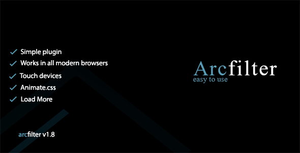 Arcfilter - jQuery Plugin for Sorting