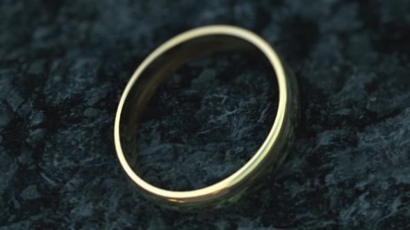 Wedding Day Ring on the Ground by Khmelyuk | VideoHive