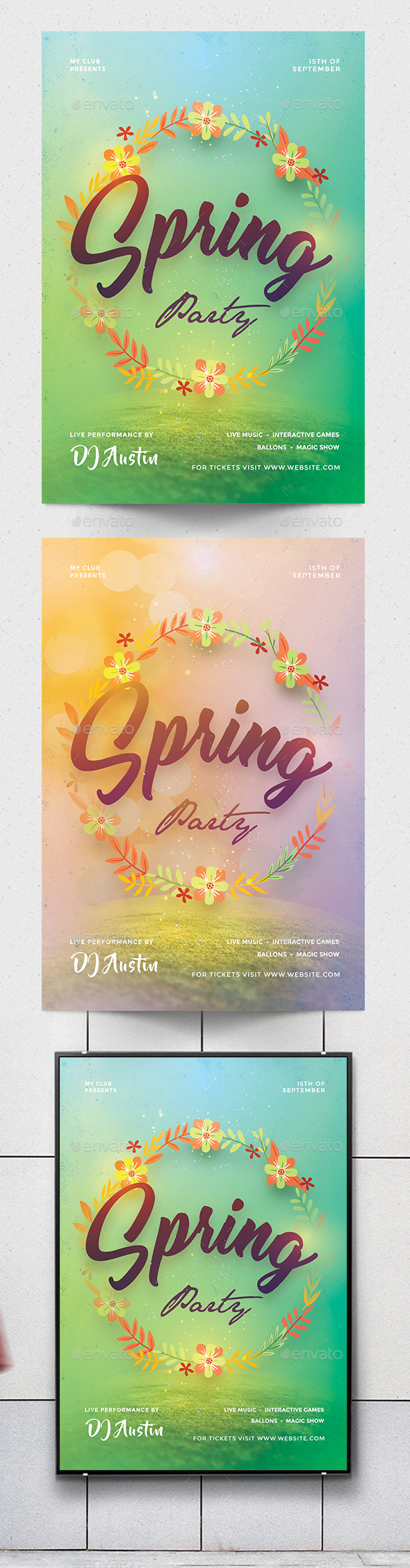 Spring Party Flyer