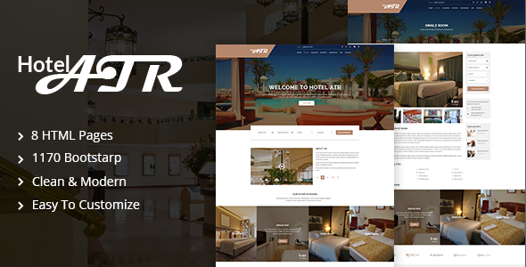 Hotel Atr - Hotel & Resort HTML Template