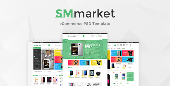 Themeforest SMmarket - Ecommerce PSD Template 19565278