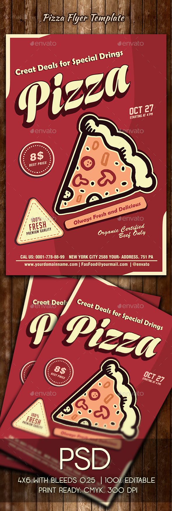 Pizza Flyer Template