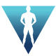 Virtual Human V Letter Logo