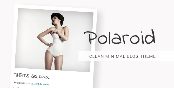 Polaroid is a clean, elegant personal blog theme with an unique polaroid style. If you are a blogger with attention to detail and you plan on using beautiful ph