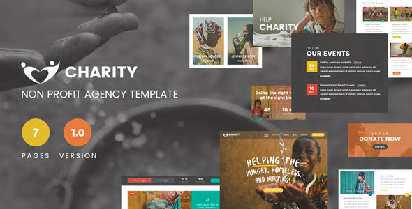 Charity Foundation - Charity Hub PSD Template