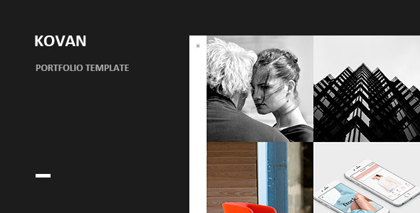 Kovan - Minimal Portfolio Template