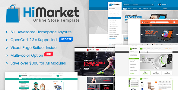HiMarket - Multipurpose eCommerce OpenCart Theme