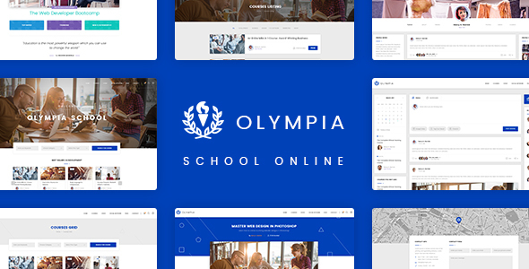 Themeforest Olympia - School Online PSD Template 19649628