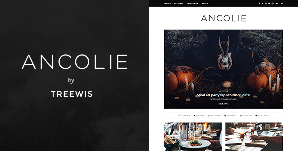 Ancolie - WordPress Blog Theme