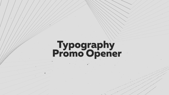 Videohive Typography Promo Opener 19653884