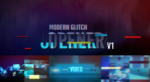 Videohive Glitch Opener V1 19656451
