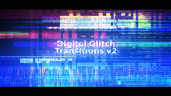 Videohive Digital Glitch Transitions v2 19660788