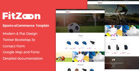 Fitzoon - eCommerce Sports Template