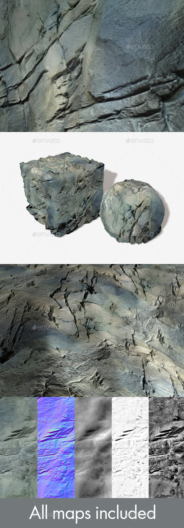 3DOcean Cliff Face Seamless Texture 19671373