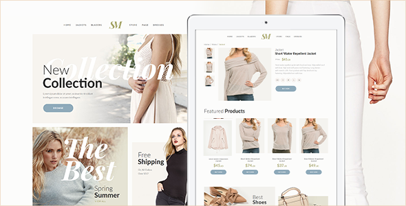 Summer Moon - Fashion Store Muse Template