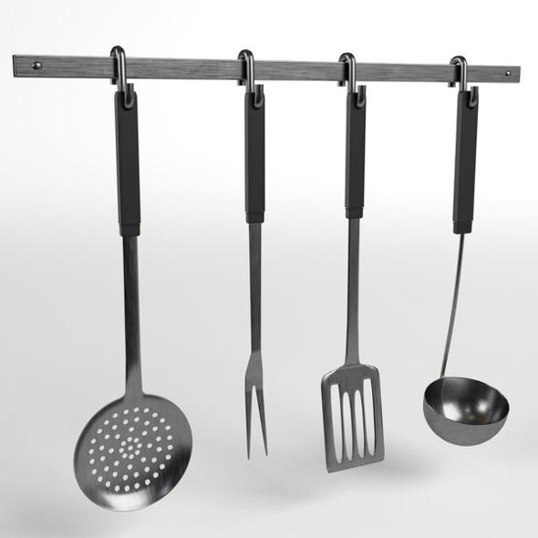 3DOcean Kitchen Tools Utensils Rack 19678531 3DOcean Kitchen Tools Utensils Rack 19678531
