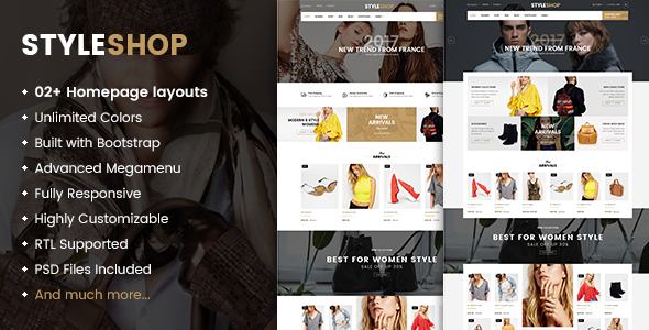 StyleShop - Multi-Purpose Responsive WooCommerce Theme