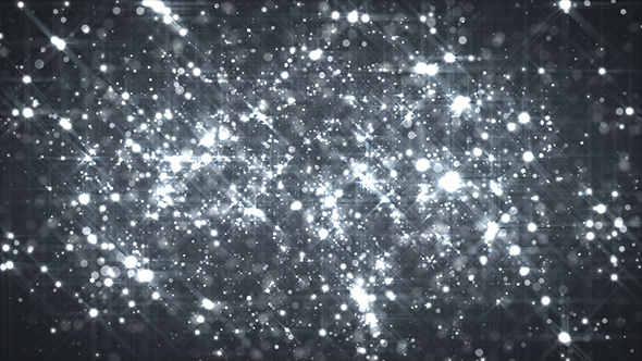 Videohive Abstract Silver Particles Glitter Background 19660347