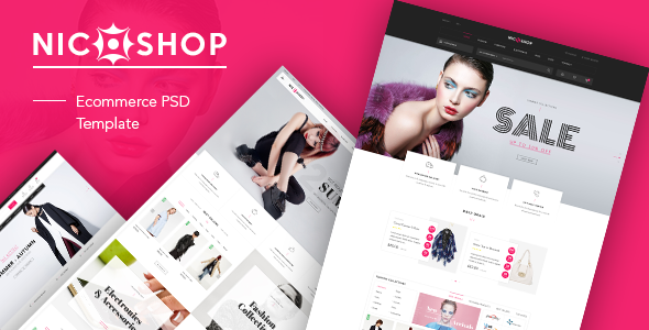 Themeforest NicoShop – Ecommerce PSD Tempate: 19641768