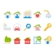 Real Estate Flat Icons