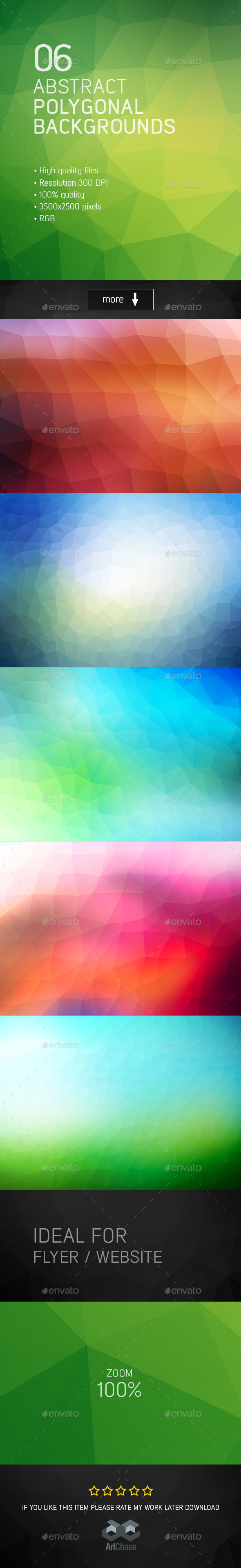 Abstract Polygonal Backgrounds
