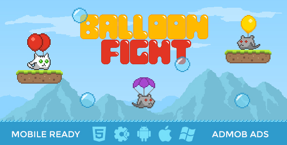 Balloon Fight - HTML5 Mobile Game