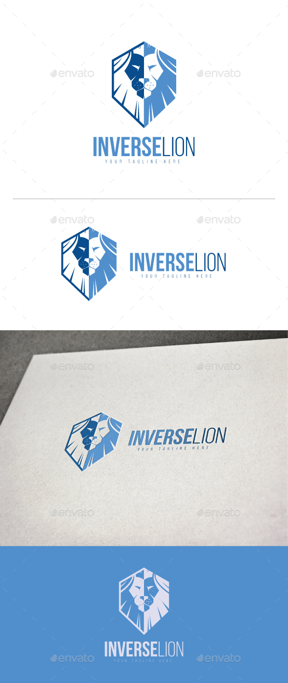 Inverse Lion Logo