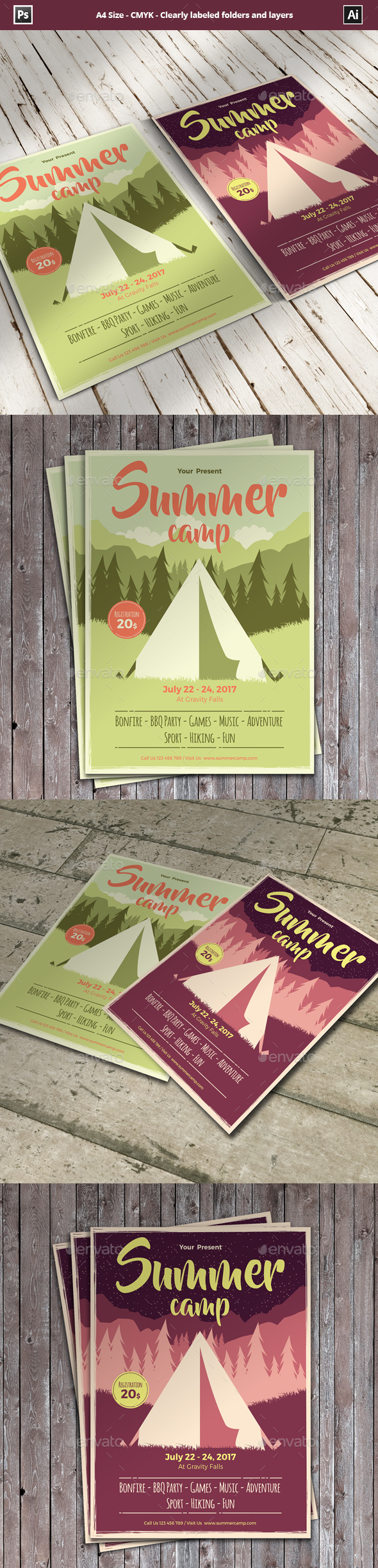 Summer Camp Flyer/Poster Template