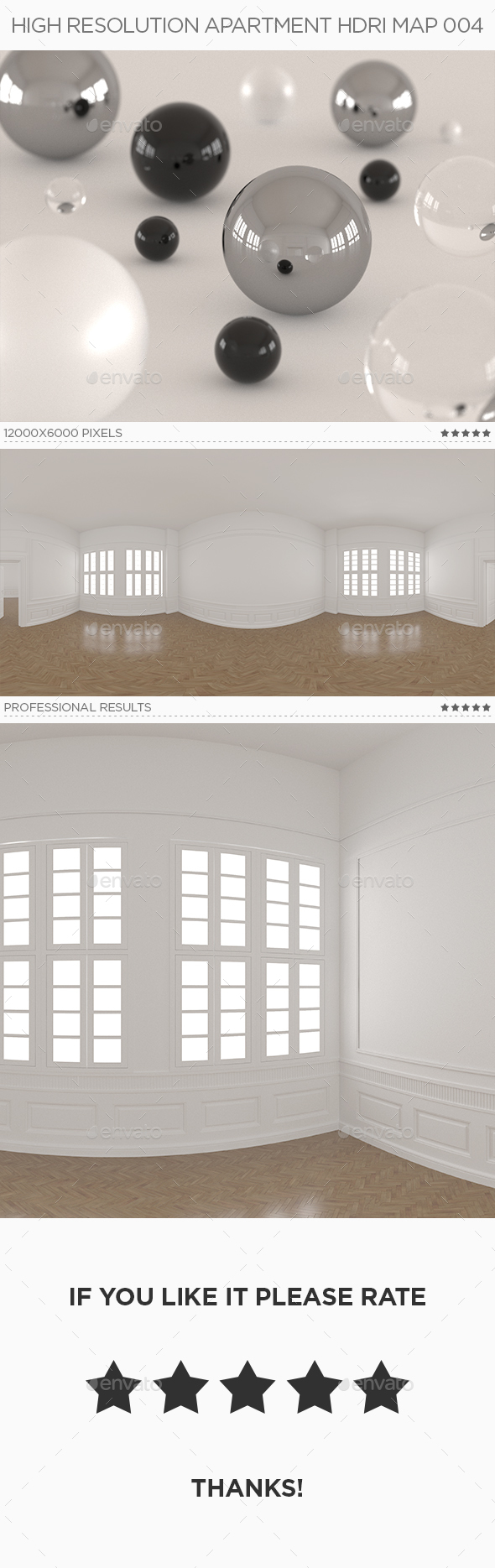 High Resolution Apartment HDRi Map 004 - 3DOcean Item for Sale