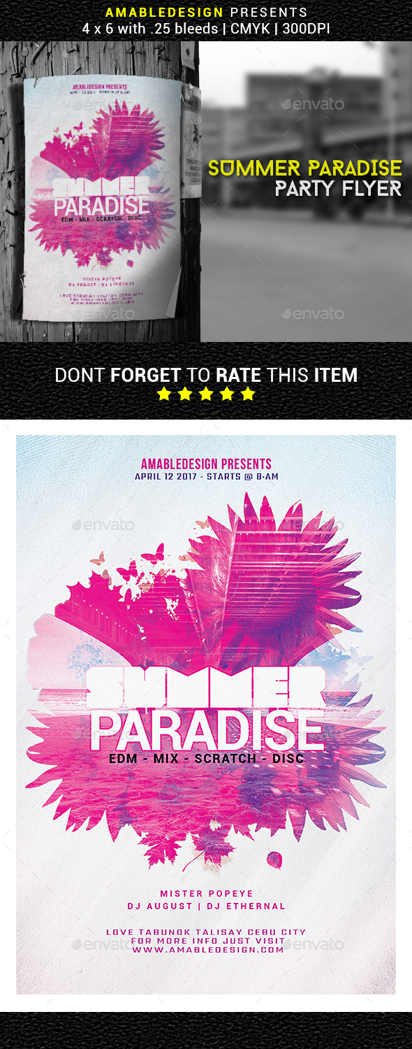 Summer Paradise Flyer