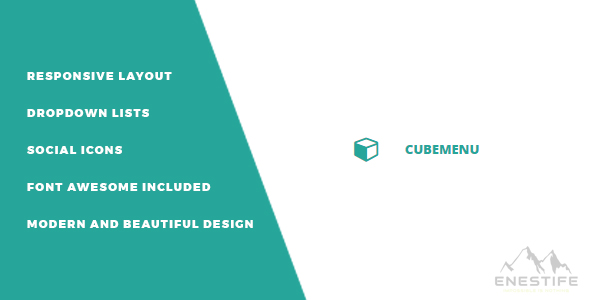 Enestife - Cube Menu Responsive