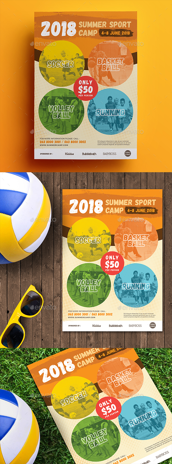 Summer Sport Camp Flyer 2