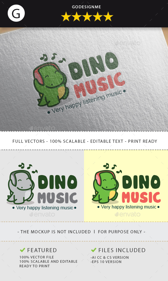 Dino Music Logo