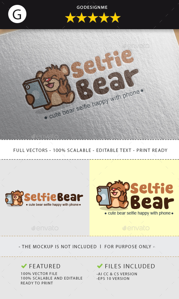 Selfie Bear Logo