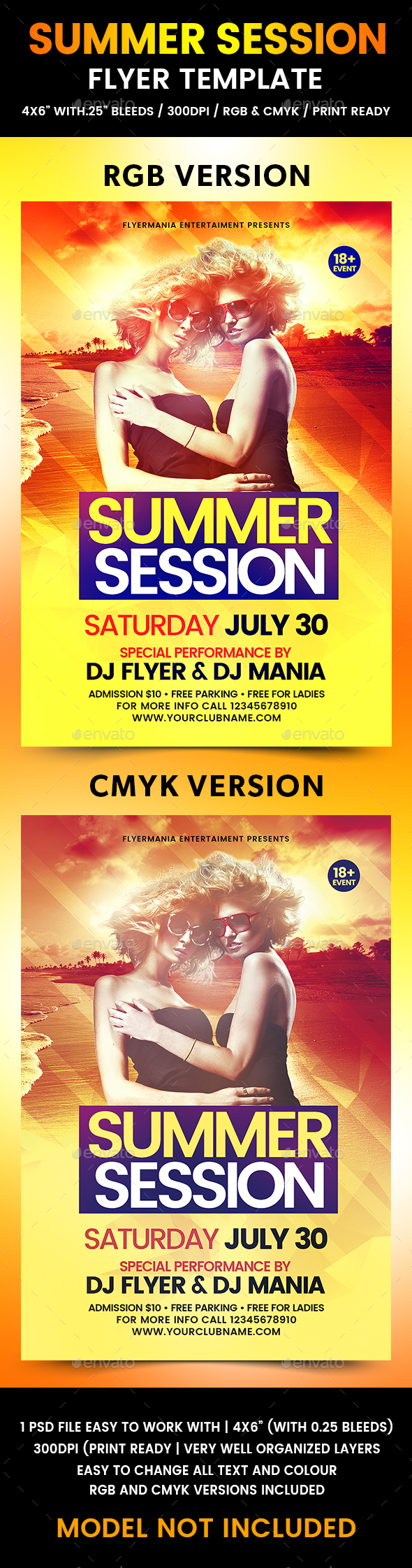 Summer Session Flyer Template