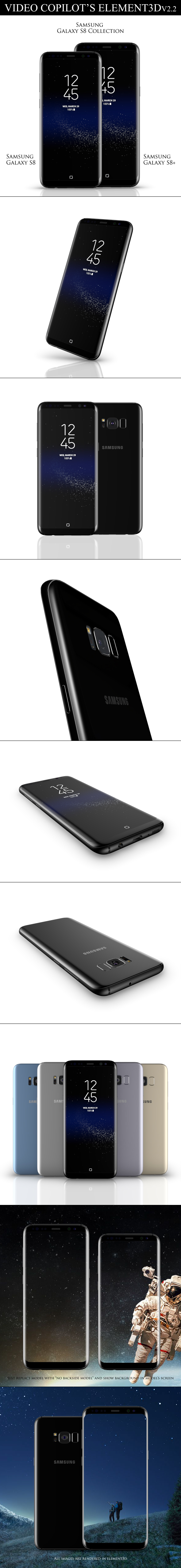 Element3D - Samsung Galaxy S8 Collection