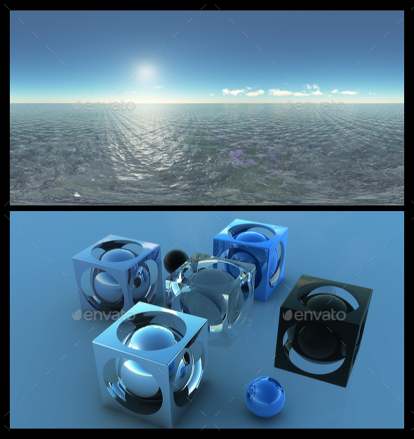 Ocean Blue Clouds 14 - HDRI - 3DOcean Item for Sale