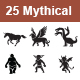 Mythical Creatures Vector Icons
