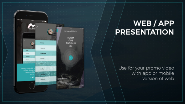 web / app presentation – phone (mobile) after effects templates web / app presentation – phone (mobile) after effects templates, Presentation templates
