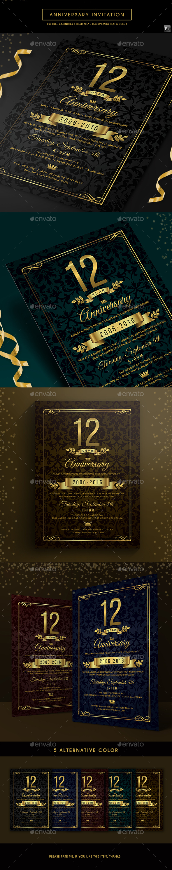 Anniversary Invitation