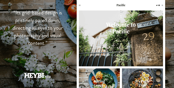 Pacific: Big Bold Photography-Driven Theme