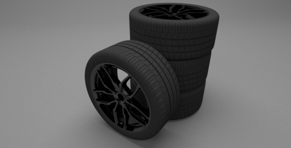 Forged Aluminium Mono-Block Wheels - 3DOcean Item for Sale