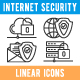 Internet Security Icons Set
